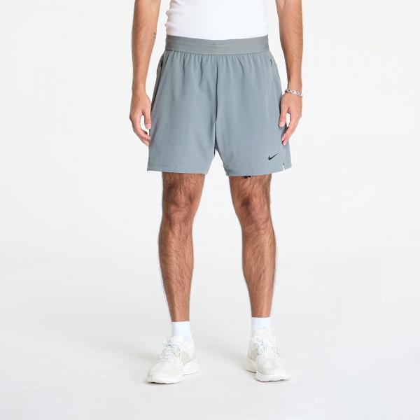 Šortky Nike Flex Rep 4.0 Men's Dri-FIT 7" Unlined Fitness Shorts Smoke Grey/ Black/ Black S