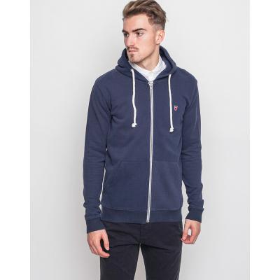 Mikina Knowledge cotton Basic Hood Sweat Total Eclipse