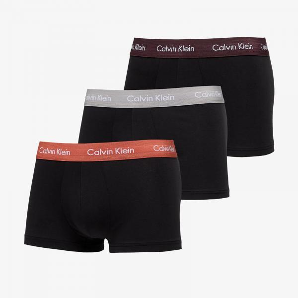 Boxerky Calvin Klein Low Rise Trunk 3-Pack Black S