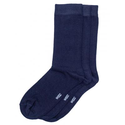 Ponožky WeSC Basic socks 3-pack Blue Iris