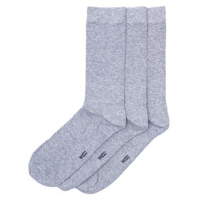 Ponožky WeSC Basic socks 3-pack Grey Melange