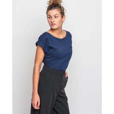 Triko Wemoto Bell Stripe Navy Blue