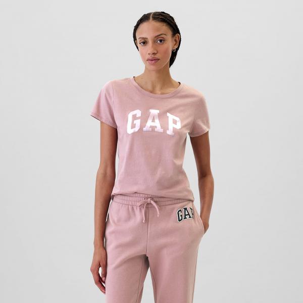 Tričko GAP Logo Shortleeve Tee Lilas Pink M