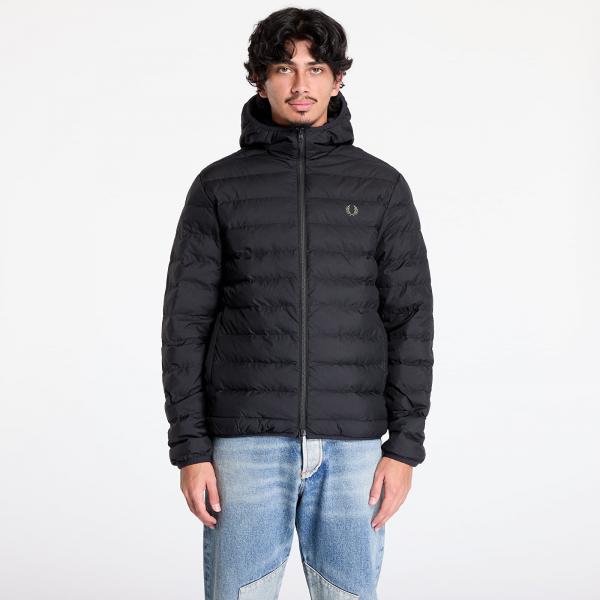 Bunda FRED PERRY Hooded Insulated Jacket Black XL