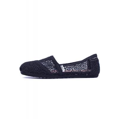 Espadrij Toms Classic black morocco crochet