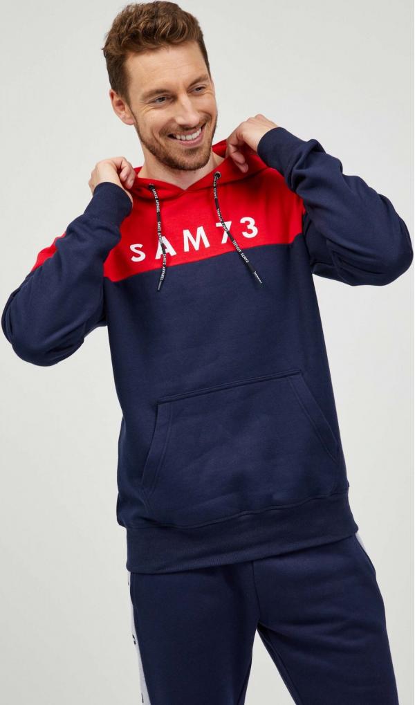 SAM 73 Pánská mikina ELDOS Modrá
