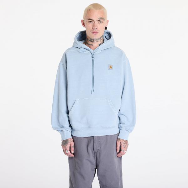 Mikina Carhartt WIP Hooded Vista Sweat UNISEX Dusty Ice Garment Dyed XS