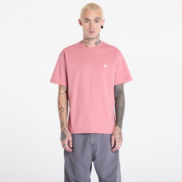 Tričko Carhartt WIP S/S Madison T-Shirt UNISEX Dusty Rose/ White S