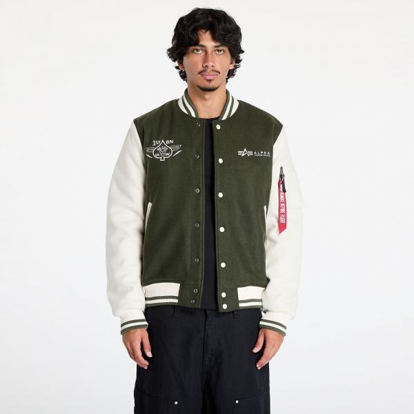 Bunda Alpha Industries Varsity Air Force Jacket Dark Olive XL