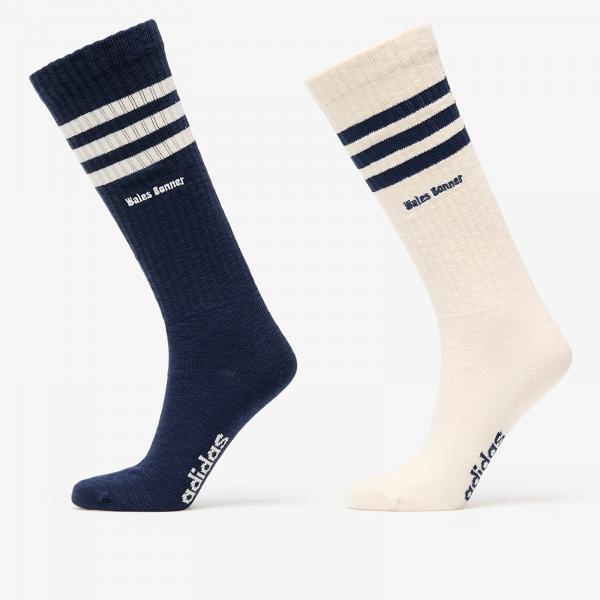 Ponožky adidas x Wales Bonner 3-Pack Sock Wonder White/ Collegiate Navy L