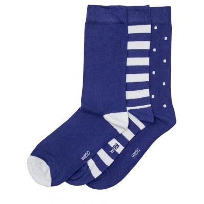 Ponožky WeSC Dott/Block sock Blue Iris