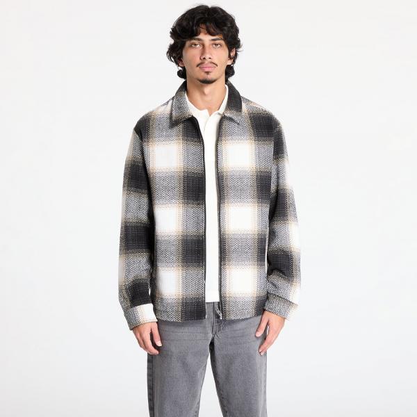 Bunda Urban Classics Zipped Shirt Jacket Wet Sand/ Black XXL