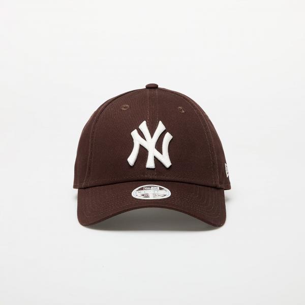 Kšiltovka New Era New York Yankees MLB Womens League Essential 9FORTY Adjustable Cap Brown/ Off White Universal