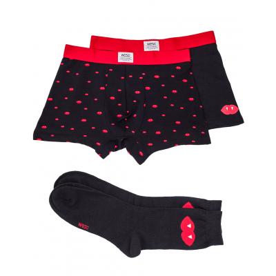 Boxerky WeSC Fang 3-Pack BLACK