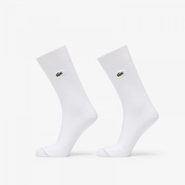 Ponožky LACOSTE Socks White 43-46