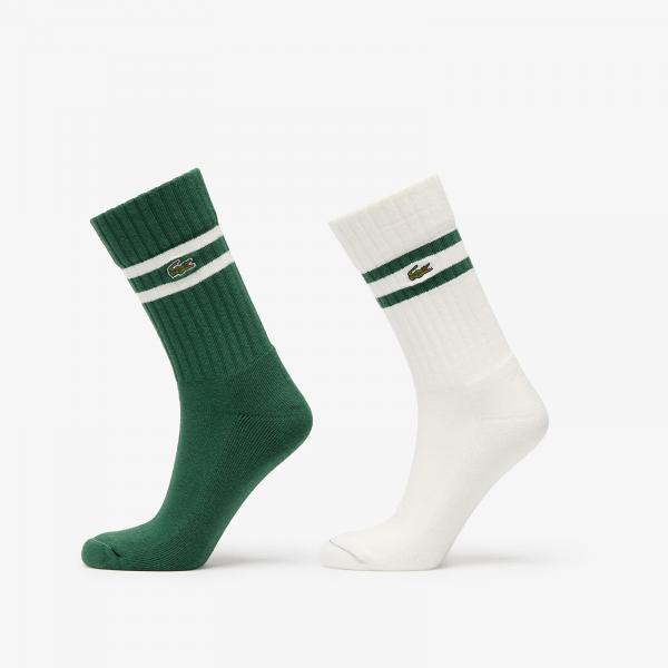 LACOSTE Socks Green/ Flour 39-42