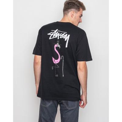 Triko Stussy Flam Black