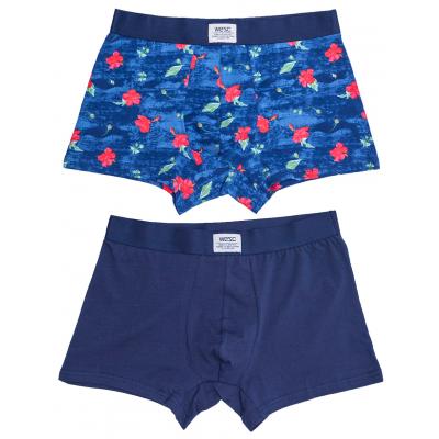 Boxerky WeSC Floral Concrete Boxer Brief insignia blue