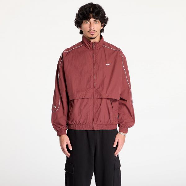 Větrovka Nike Sportswear Solo Swoosh Men's Woven Track Jacket Dark Pony/ White XS