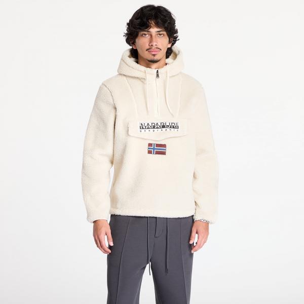 Mikina Napapijri T-Burgee Curly Hoodie Beige Dimity M