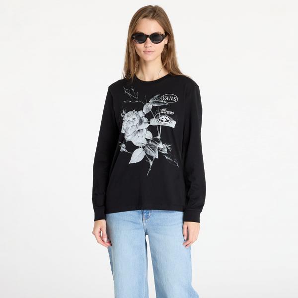 Tričko Vans Damask LS Bff Black M