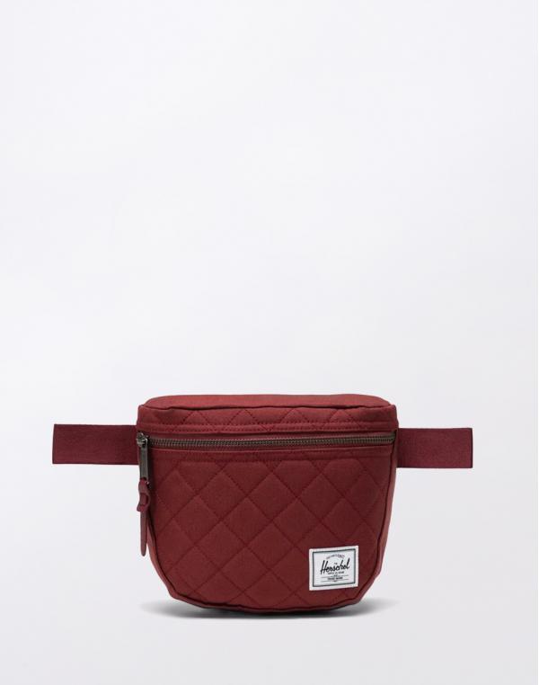 Herschel Supply Settlement Hip Pack Oxblood Red Quilted