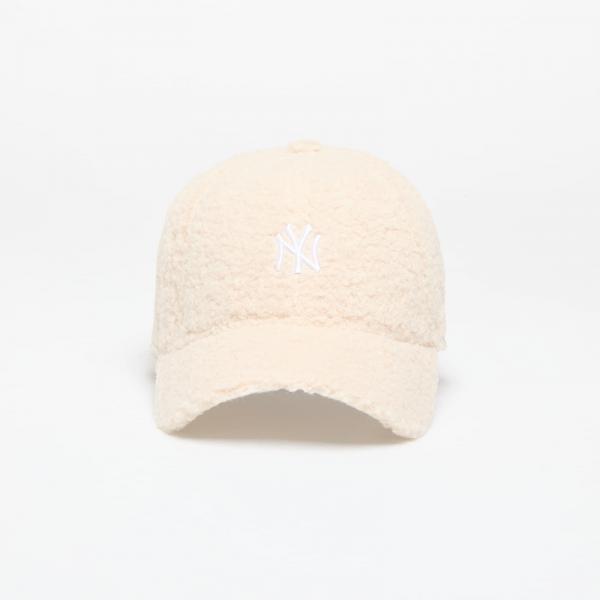 Kšiltovka New Era New York Yankees MLB Womens Borg 9FORTY Adjustable Cap Stone/ White Universal