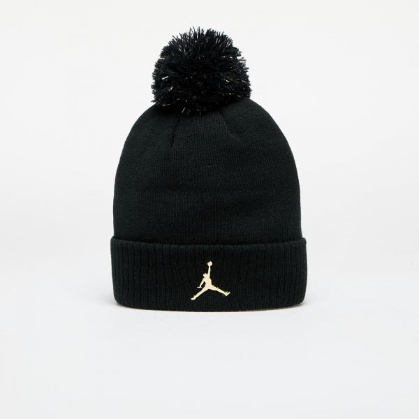 Čepice Jordan Kids Shine Beanie Black/ Gold Universal