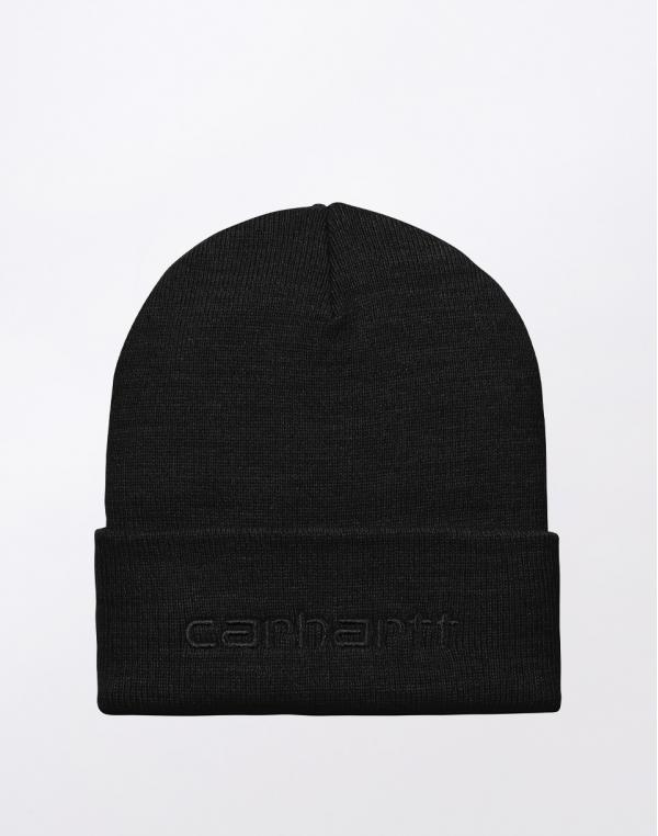 Carhartt WIP Script Beanie Black/Black