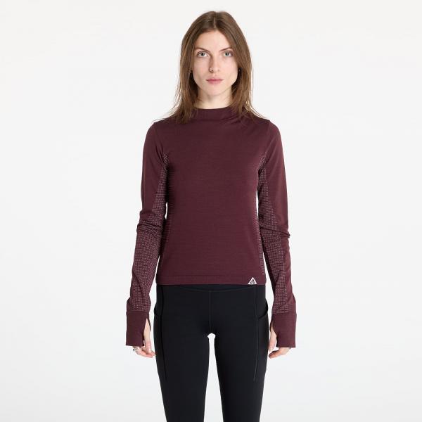 Tričko Nike ACG "Delta River" Women's Dri-FIT ADV Base Layer Long-Sleeve Top Burgundy Crush/ Beyond Pink XL
