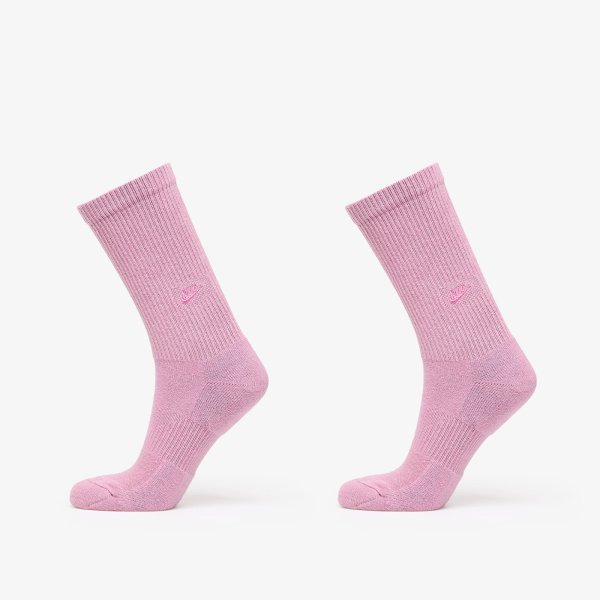 Ponožky Nike Everyday Cushioned Crew Socks 2-Pack Plum Dust/ Plum Dust XL