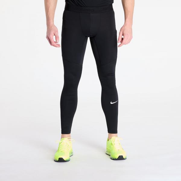 Legíny Nike Pro Warm Men's Tights Black/ White L