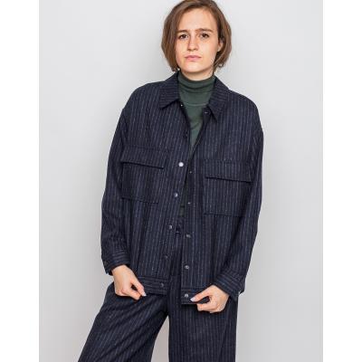 Native Youth Isobar Navy Pinstripe L