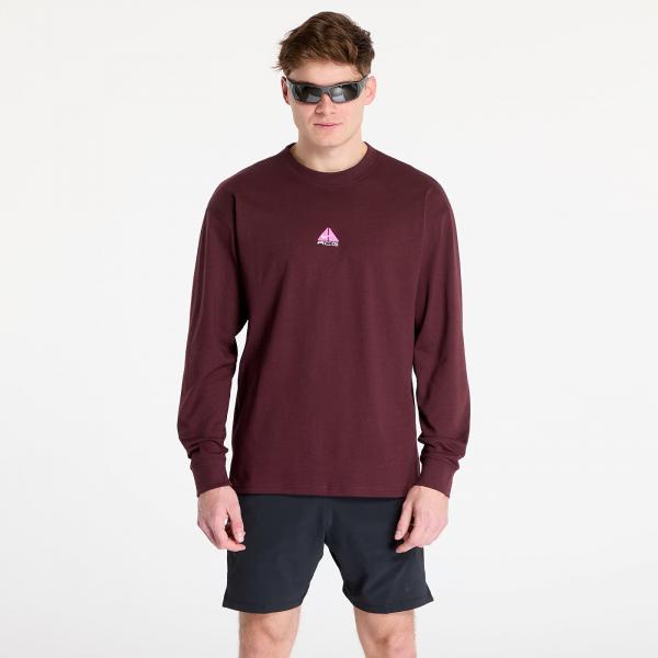 Tričko Nike ACG "Lungs" Men's Long-Sleeve T-Shirt Burgundy Crush XS