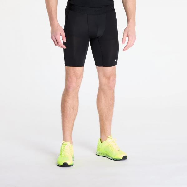 Šortky Nike Pro Men's Dri-FIT Fitness Long Shorts Black/ White M