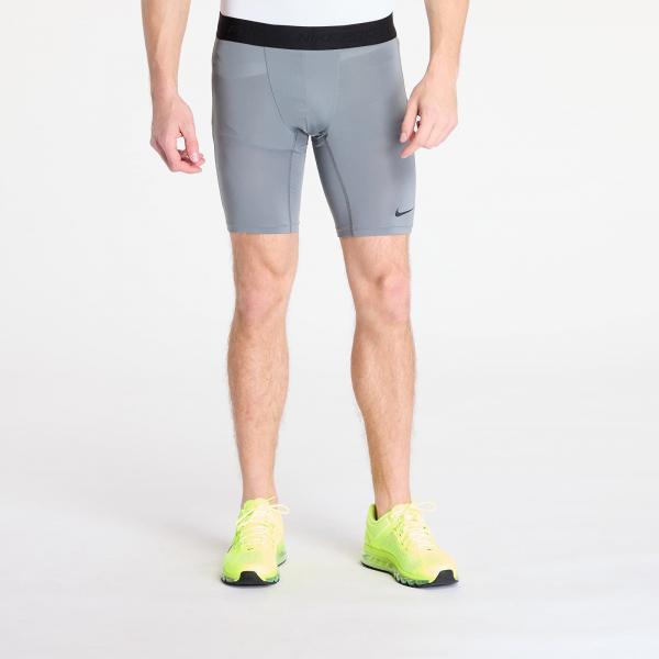 Šortky Nike Pro Men's Dri-FIT Fitness Long Shorts Smoke Grey/ Black L
