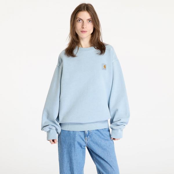 Mikina Carhartt WIP Vista Sweatshirt UNISEX Dusty Ice Garment Dyed XS