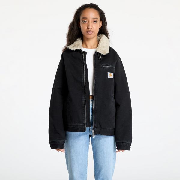 Bunda Carhartt WIP Herald Jacket UNISEX Black/ Wall Stone Washed L