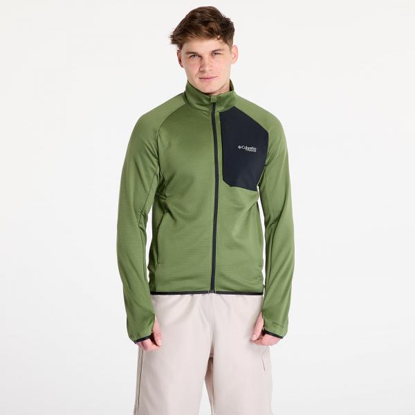 Mikina Columbia Triple Canyon™ Grid Fleece Full-Zip II Canteen/ Black M