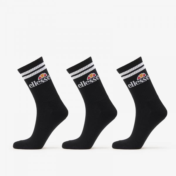 Ponožky Ellesse Pullo 3-Pack Socks Black M