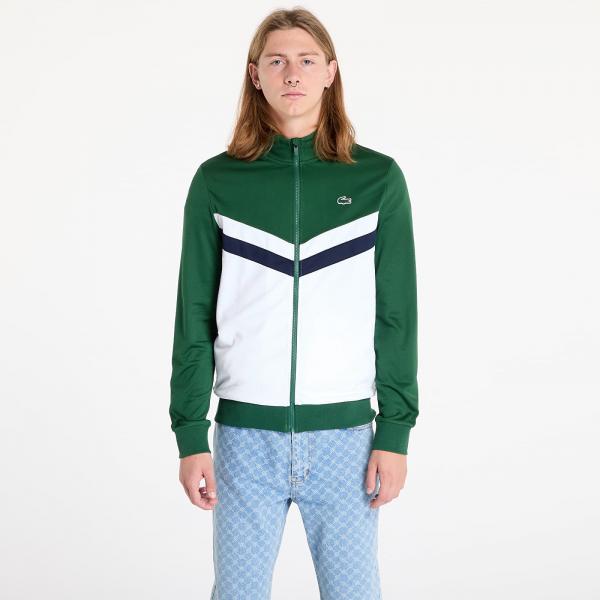 Mikina LACOSTE Sweatshirts Green/ White-Navy Blue XL