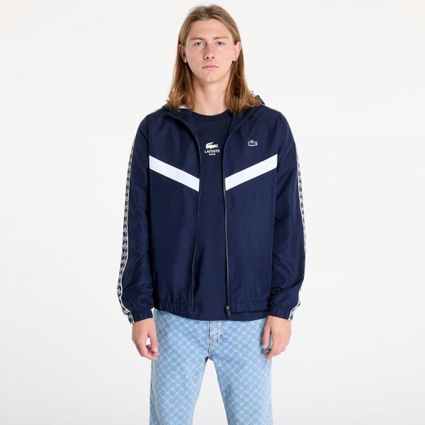 Bunda LACOSTE Tennis Monogram Track Jacket Navy Blue/ White M