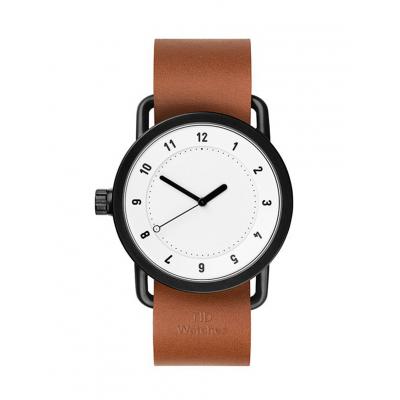 Hodinky TID Watches No.1. White + Tan Leather White + Tan Leather