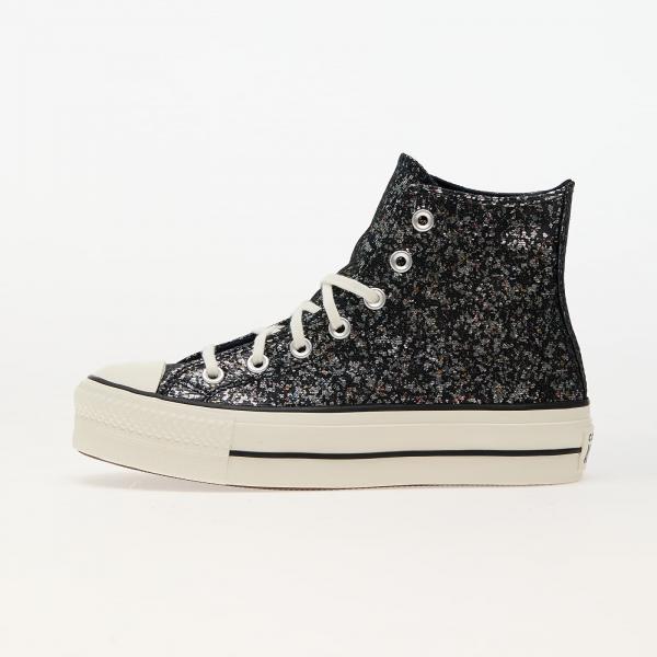 Tenisky Converse Chuck Taylor All Star Lift Platform Glitter Into The Void/ Egret/ Black EUR 36
