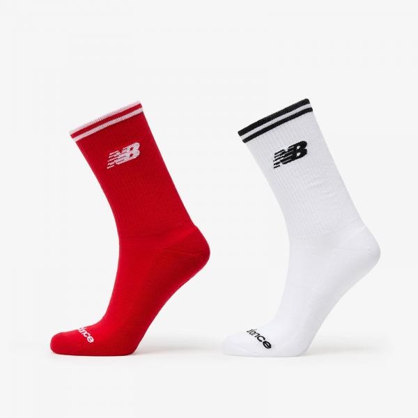 New Balance Running Stripe Midcalf Socks 2-Pack Multicolor M