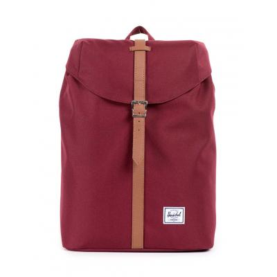 Batoh Herschel Supply Post Windsor Wine/Tan Synthetic Leather