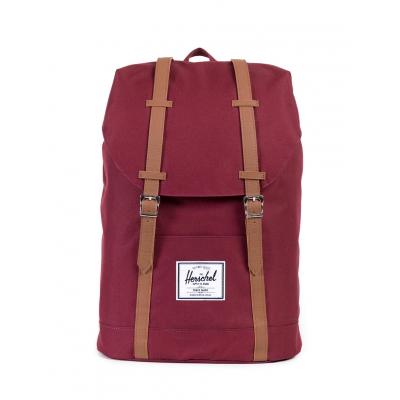 Herschel Supply Retreat Windsor Wine/Tan Synthetic Leather