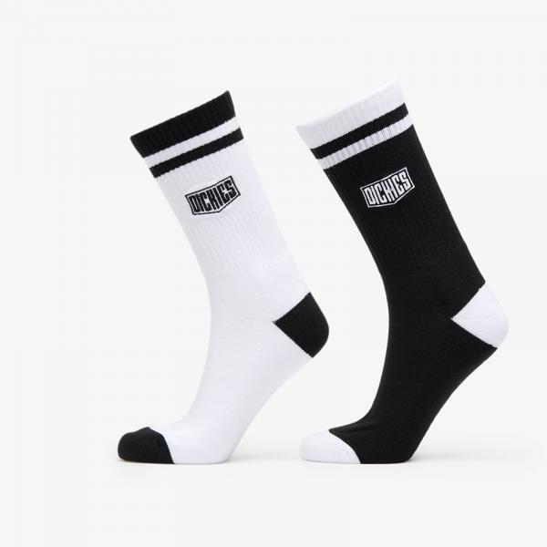 Ponožky Dickies Philipsburg Socks 2-Pack White/ Black S