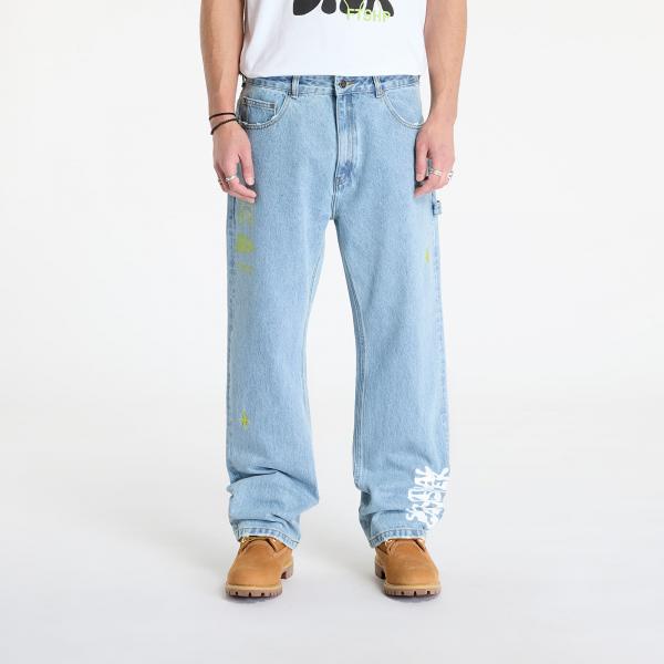Džíny FTSHP x Spiritual Gangster Denim Pants UNISEX Blue 34