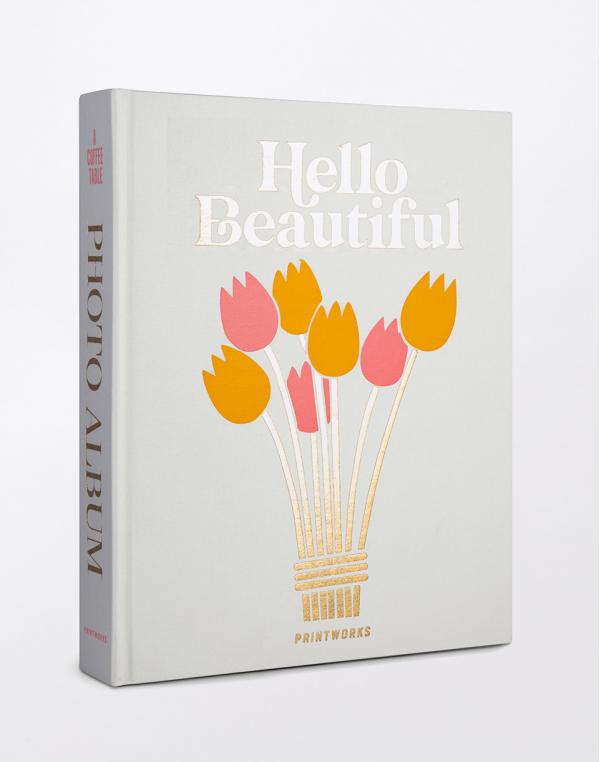 PrintWorks Photo Album - Hello Beautiful Beige Multi